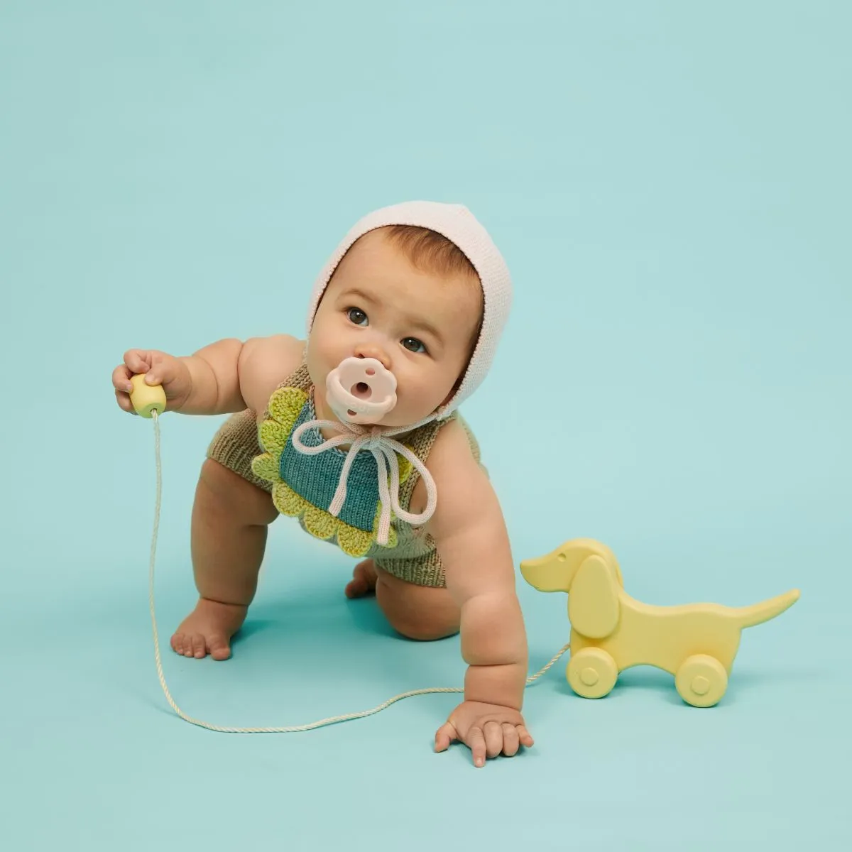 Scallop Pacifier - Blush